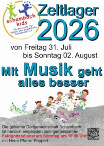Zeltlager 2026