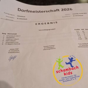 EC Schambach Dorfmeisterschaft 2026